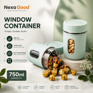 Airtight Window Storage Containers 750ml